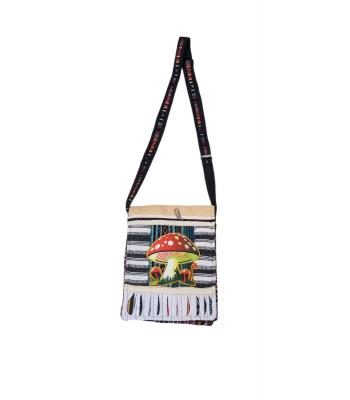 Cotton Razor Cut Cherry Mushroom Mini File Bag KFC2732