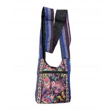 Cotton DP Multi Flower & Butterfly Mini Hobo Bag SR30
