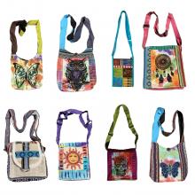 Cotton Hobo/ File Mini Bag Assorted 120 pcs $4.50 Each