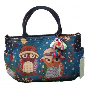 Cotton Owl Shopping Bag (KTL502)