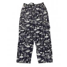 Cotton Blue Mushroom Yoga Trouser D677