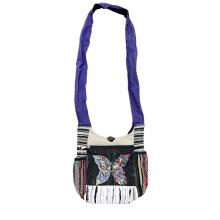 Cotton Side Pocket Butterfly Mini Bag KFC2685