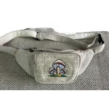 Cotton  Himalayan Hemp Triple Mushroom Fanny Pack KSE21574