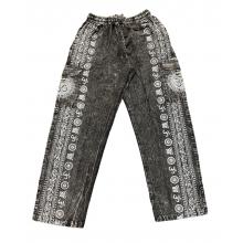 Cotton Multi Print Box Pocket Festival Yoga Om Pants NC2006