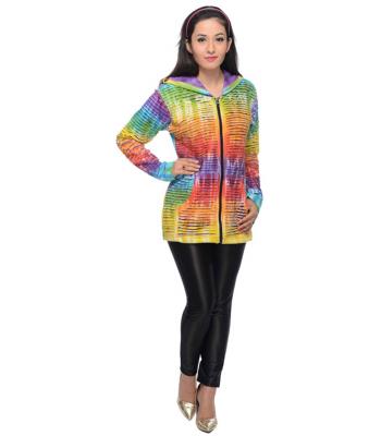 Boho Zip Hooded  Jacket  (SF488)