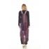 Cotton Patchwork Hand Brush Mushroom bohemian Overall Jumpsuit  D340