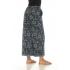 Cotton White Sun moon Galaxy Blue Plazzo Pant D865