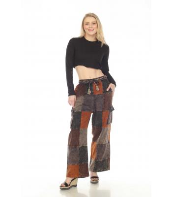 Cotton Multi Patchwork Galaxy Jogger Pant D874 