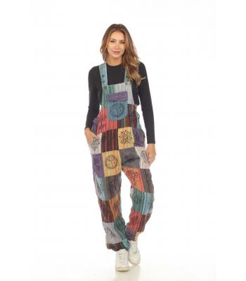 Cotton Multi Color Overall / Jumpsuit DI57