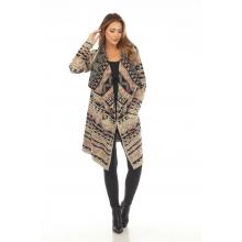 Boho open Front Long Cardigan Sweater (KF2186)
