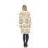 Women's Open Front Multi B/W  Gray  Aztec Cardigan  KF23455
