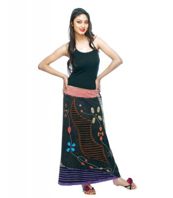 Cotton Emb Long Skirt Wholesale (SK1198) 