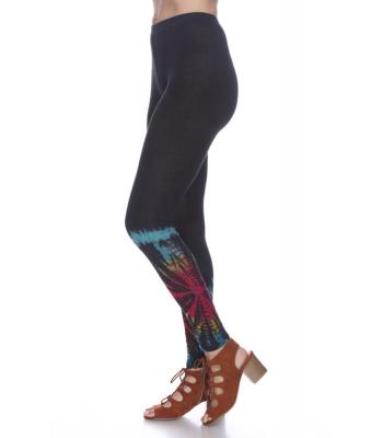 Rayon Tie Dye Leggings  (RS1718R) PREPACKED